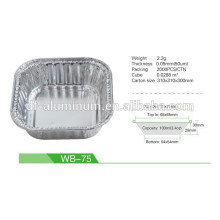 Foil Catering Container Square volume 100ml